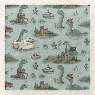 Ungetüm von Loch Ness  Glasuntersetzer