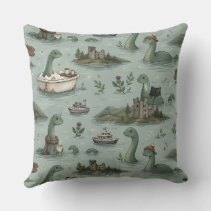 Ungetüm von Loch Ness Kissen