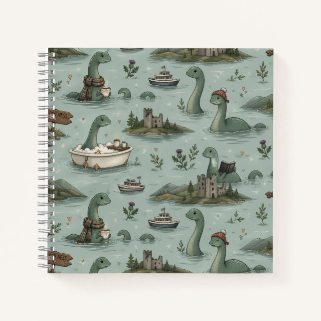 Ungetüm von Loch Ness  Notizbuch (Vorderseite)