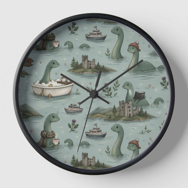 Ungetüm von Loch Ness Uhr (Vorderseite)