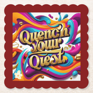 "Ungewissheit" Untersetzer