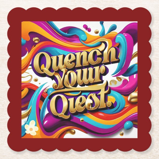 "Ungewissheit" Untersetzer (Vorderseite)