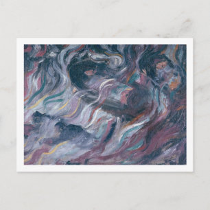 Ungewissheiten I. The Farewells (triptych) 1911 (o Postkarte