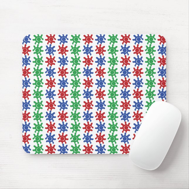 Ungewöhnliche abstrakte Muster-Mauspad Mousepad (Mit Mouse)