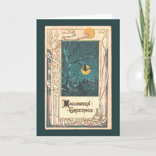 Ungewöhnliche Halloween-Grußkarte Karte
