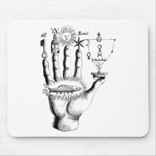 Ungewöhnliche Handsun-Alchimie Steampunk Mousepad
