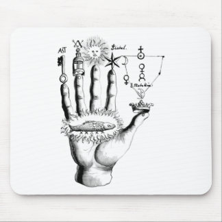 Ungewöhnliche Handsun-Alchimie Steampunk Mousepad