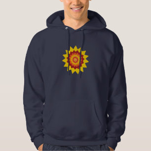 Ungewöhnliche Herren-Blumen-Hoodie Hoodie