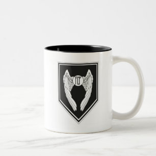 Ungewöhnliche Kreis-Presse-Kaffee-Tasse Zweifarbige Tasse