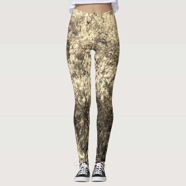 Ungewöhnliche Leggings-Design-Frau Leggings (Vorderseite)