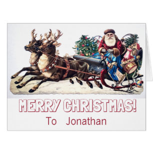 Ungewöhnliche Vintage Grusskarte