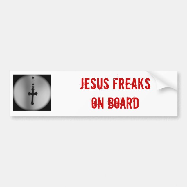 Ungewöhnlicher Autoaufkleber Jesuss (Vorne)
