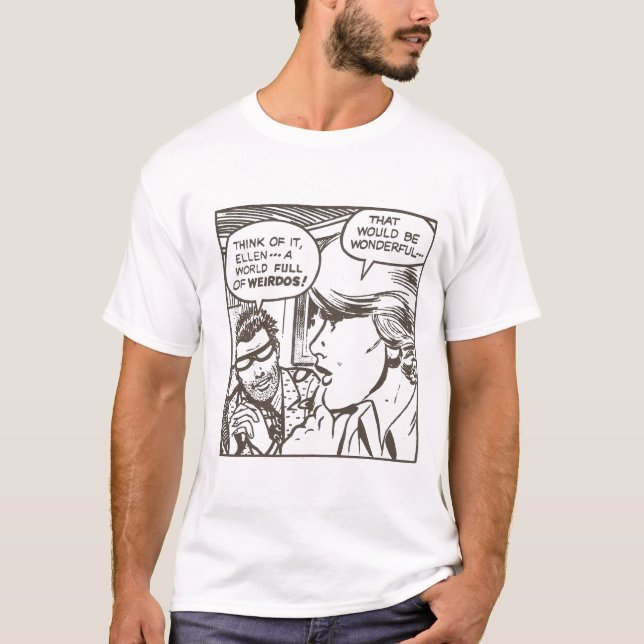 ungewöhnlicher Cartoon des Weirdo T-Shirt (Vorderseite)