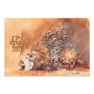 ungewöhnlicher Haarschnitt Fotodruck