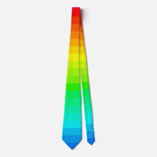 Ungewöhnlicher Spaß-Sommer-Regenbogen färbt STO Krawatte