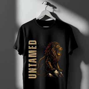 Ungezähmter Brüllender Löwe  T-Shirt