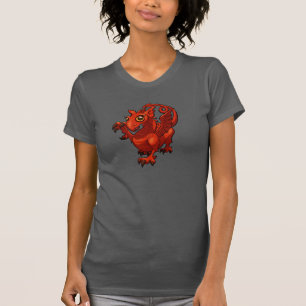 Ungezähmter kleiner walisischer Baby-Rot-Drache-Ca T-Shirt