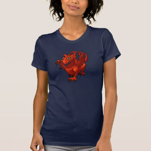 Ungezähmter kleiner walisischer Baby-Rot-Drache-Ca T-Shirt