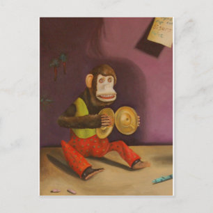 ungezogenes Kind Detail(Affe) Postkarte