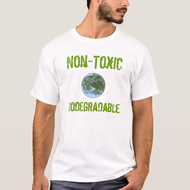 Ungiftiger biologisch abbaubarer T - Shirt (Vorderseite)