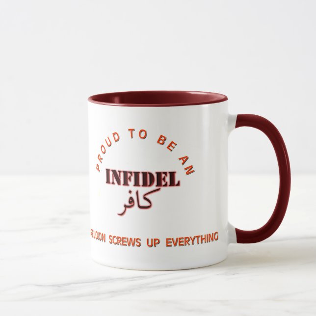 Ungläubiger Stolz Tasse (Rechts)