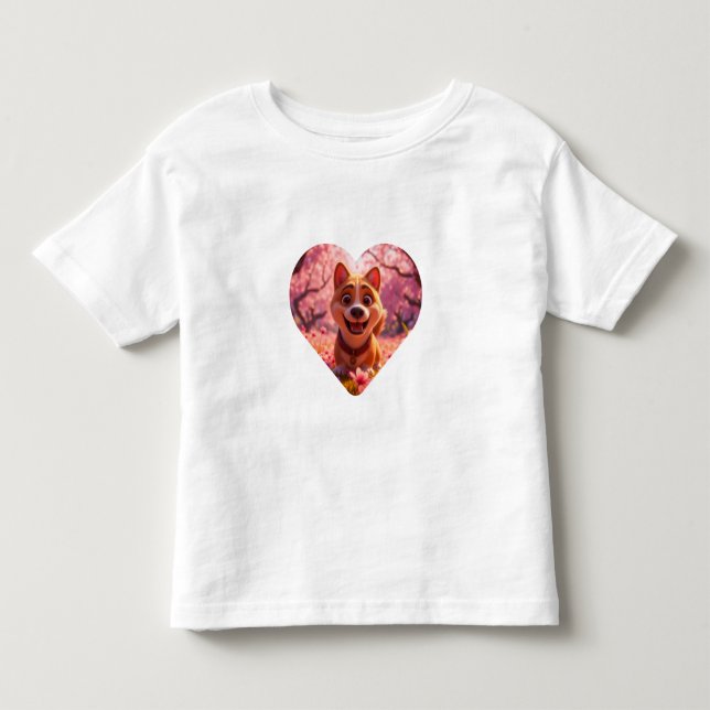 Unglaublich fotogene Shiba Inu Kleinkind T-shirt (Vorderseite)