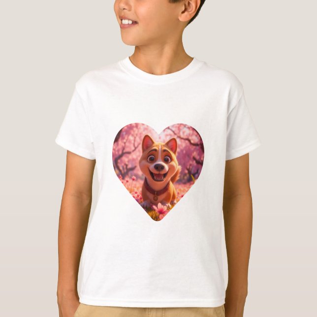 Unglaublich fotogene Shiba Inu T-Shirt (Vorderseite)