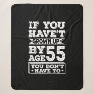 Unglaublich witzig 55-jähriges Grow Up Fun Gag Ges Sherpadecke