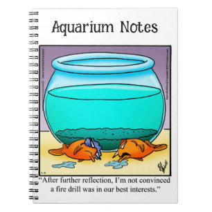 Unglaublich witzig Aquarium-Spaß-Notebook Notizblock