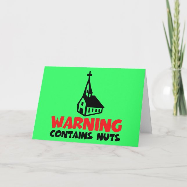 Unglaublich witzig Atheist Karte (Vorderseite)