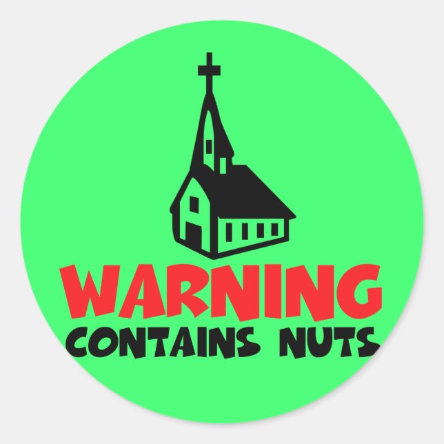 Unglaublich witzig Atheist Runder Aufkleber (Vorderseite)