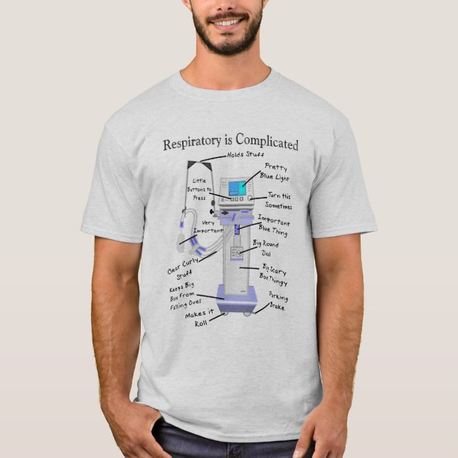 Unglaublich witzig Atmungstherapeut-T - Shirt (Vorderseite)