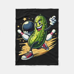 Unglaublich witzig Bowling Pickle Fleecedecke