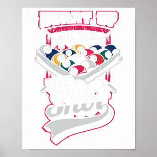 Unglaublich witzig Design für Snooker- und 8 LL Po Poster