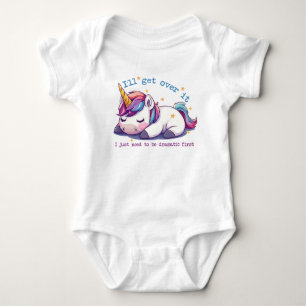 Unglaublich witzig Drama Unicorn Baby Strampler