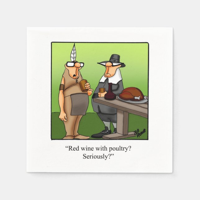 Unglaublich witzig Erntedank Dinner Napkins Serviette (Vorderseite)