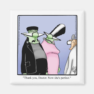 Unglaublich witzig Frankenstein Monster Spaß Magne Magnet