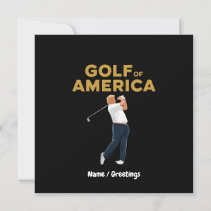 Unglaublich witzig Funny Golf in Amerika Meme Trum Einladung