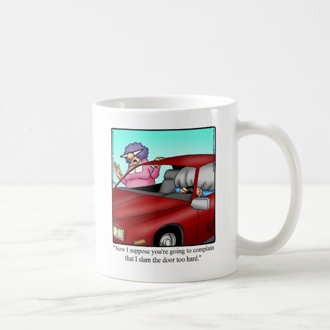 Unglaublich witzig Geschenk für Husband Car Spaß T Kaffeetasse (Rechts)