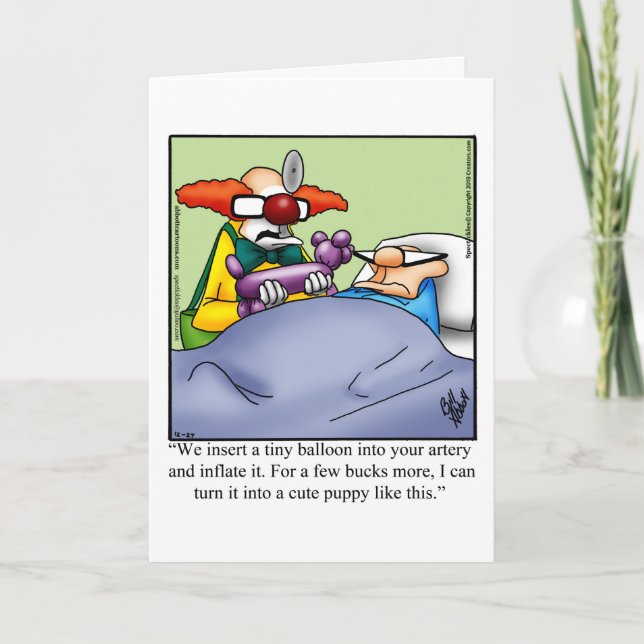 Unglaublich witzig Get Well Spaß Grußkarte Karte (Vorderseite)