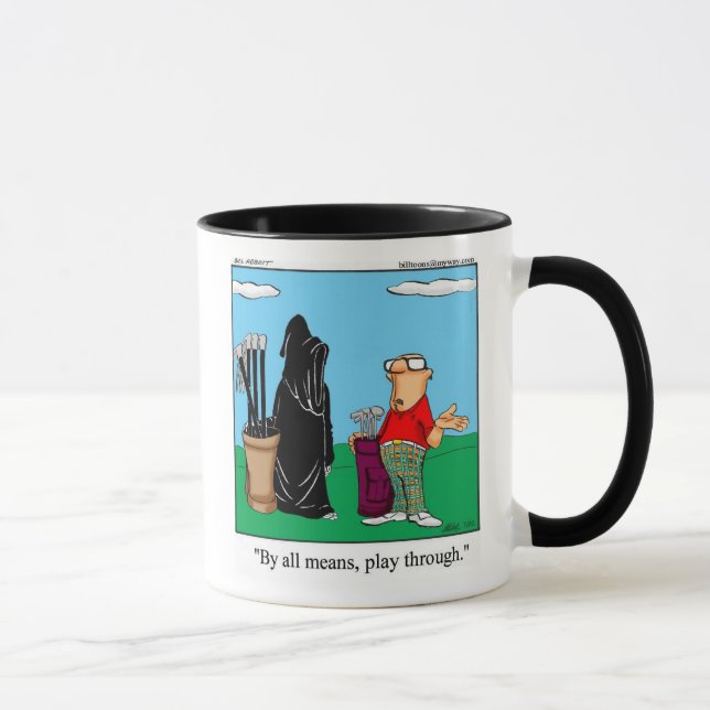 Unglaublich witzig Golf Spaß Tasse (Rechts)