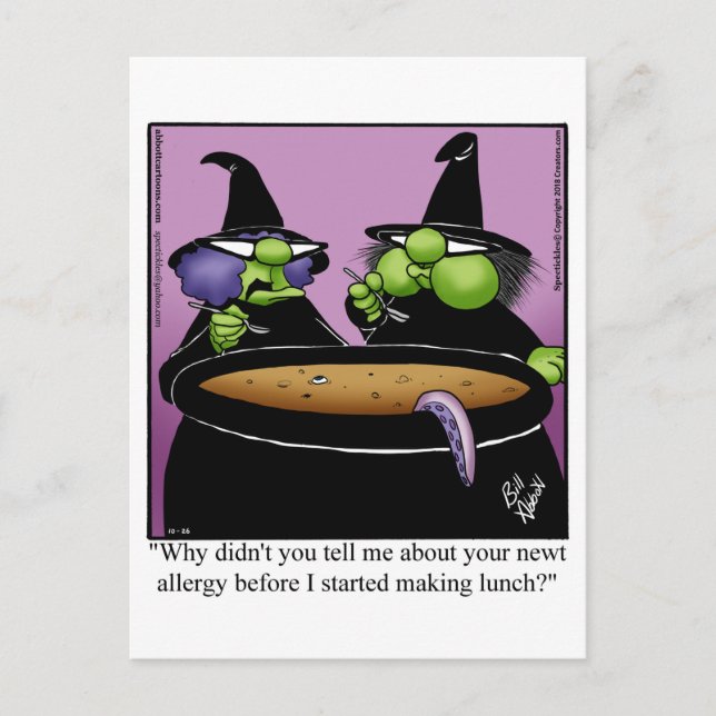 Unglaublich witzig Halloween Spaß Postkarte (Vorderseite)