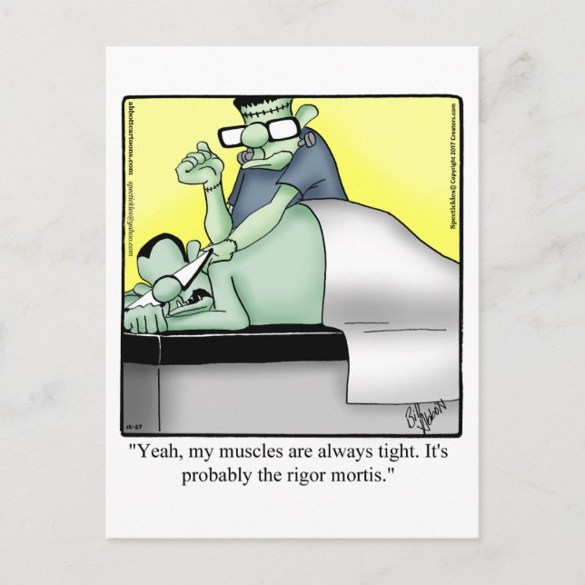 Unglaublich witzig Halloween Spaß Postkarte (Vorderseite)