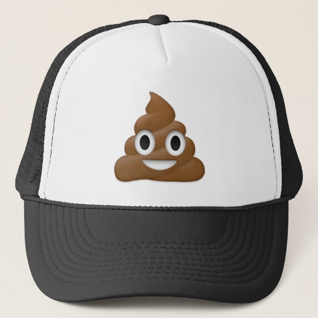 Unglaublich witzig kackenSie - Poo Cartoonentwurf Truckerkappe (Vorderseite)