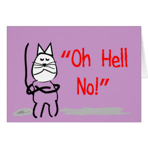 Unglaublich witzig Katzen-Kunst-Karten und