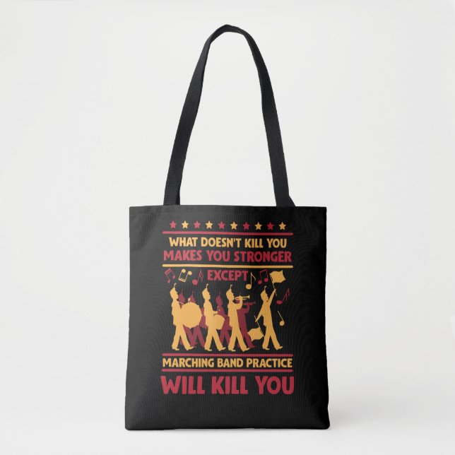 Unglaublich witzig Marching Band Sarcasm Trompete  Tasche (Vorderseite)