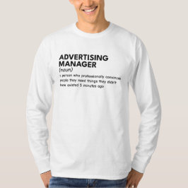 Unglaublich witzig Marketing-Manager T-Shirt