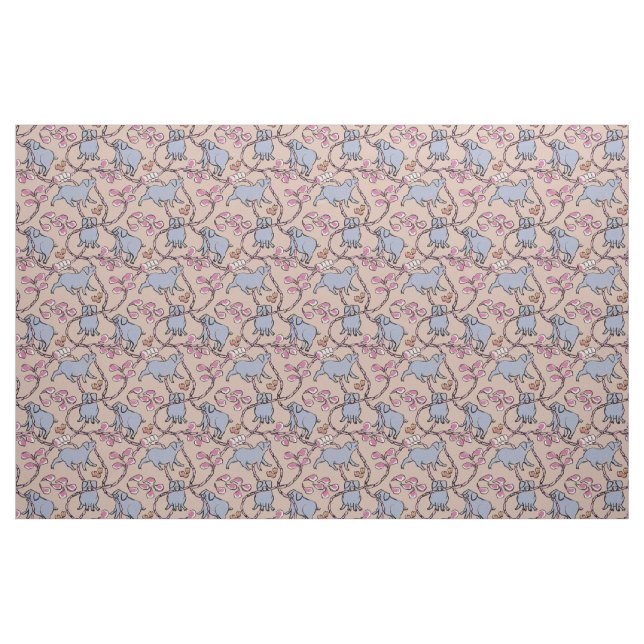 Unglaublich witzig Muster 1 Chinesisches Schweinej Stoff (Fat Quarter (45,7 x 55,9 cm))