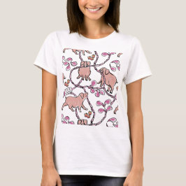 Unglaublich witzig Muster Chinesisches Schweinejah T-Shirt