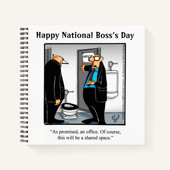Unglaublich witzig National Boss's Day Spiral Note Notizbuch (Vorderseite)